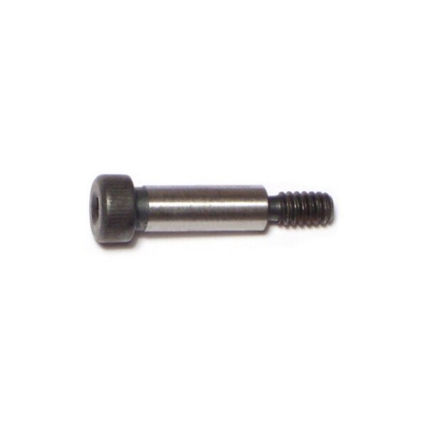 Midwest Fastener Shoulder Screw, 24 (Coarse) Thr Sz, 3/8 in Thr Lg, 3/4 in Shoulder Lg, Steel, 5 PK 71583 - main